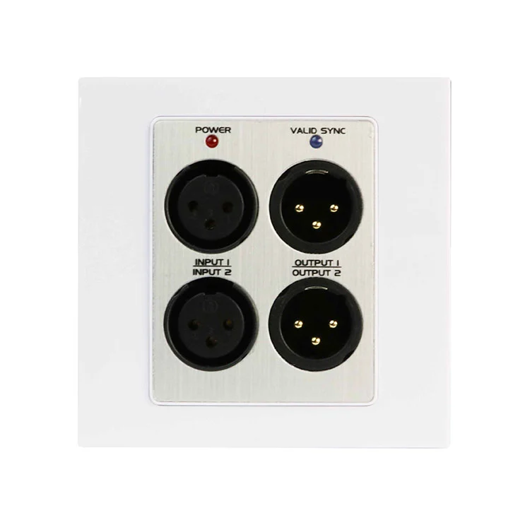 ອິນເຕີເຟດ Dante ກັບ Mic Line 2 Inputs x 2 ຜົນໄດ້ຮັບ
